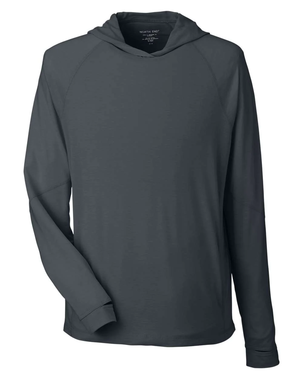North End-NE105-Unisex JAQ Stretch Performance Hooded Long Sleeve T-Shirt - Image 8