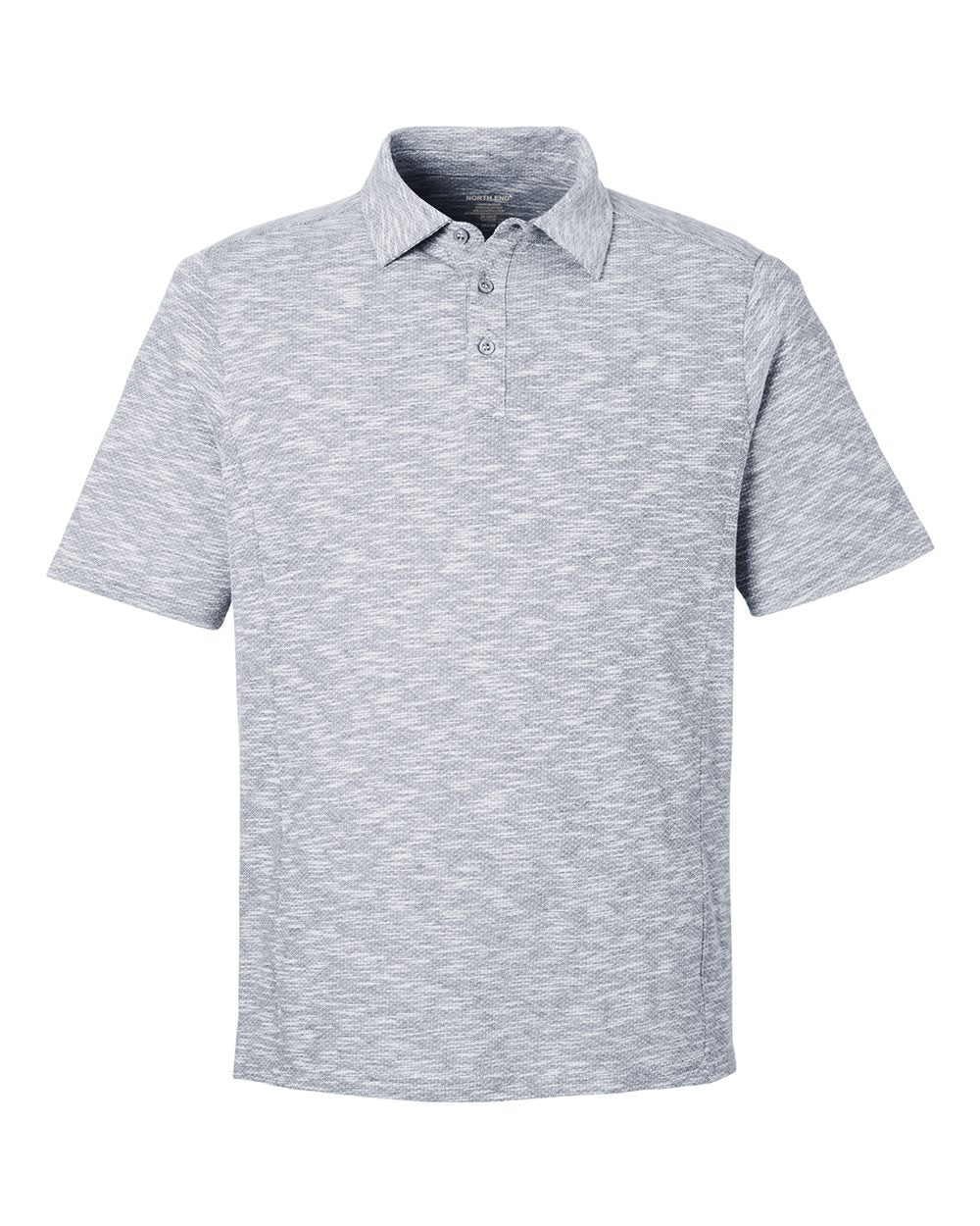 North End-NE115-Men's Eclipse Jacquard Polo - Image 2