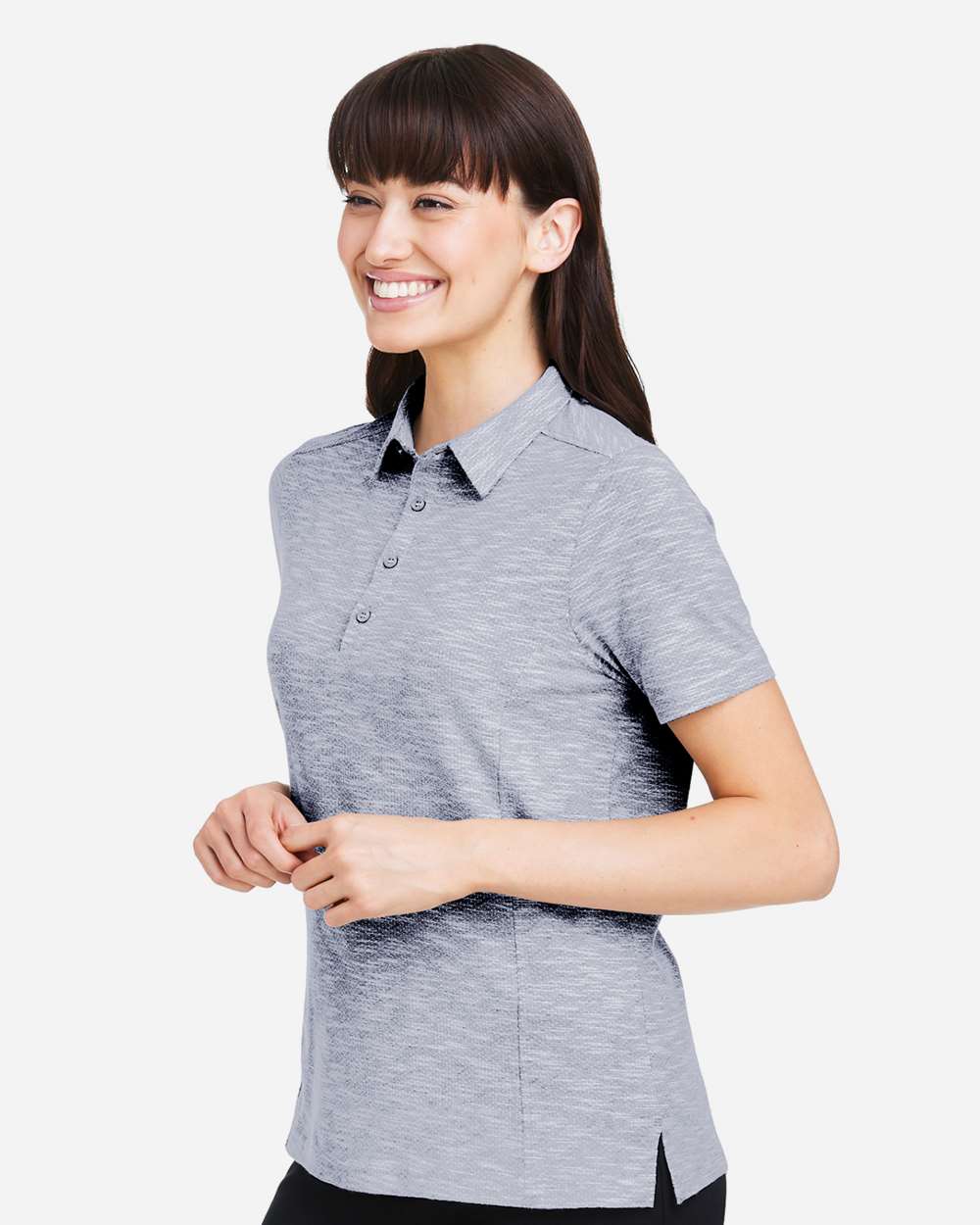 North End-NE115W-Women's Eclipse Jacquard Polo - Image 18