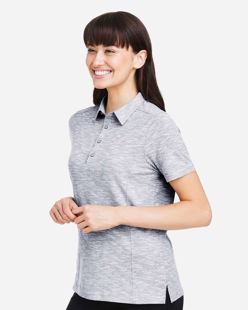 North End-NE115W-Women's Eclipse Jacquard Polo - Image 24
