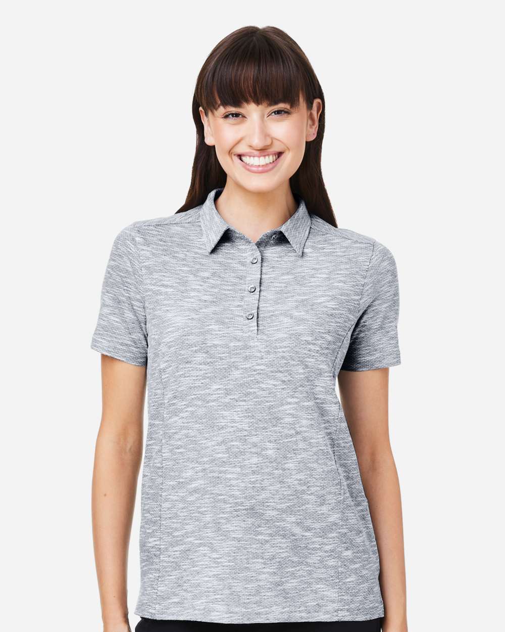 North End-NE115W-Women's Eclipse Jacquard Polo - Image 5