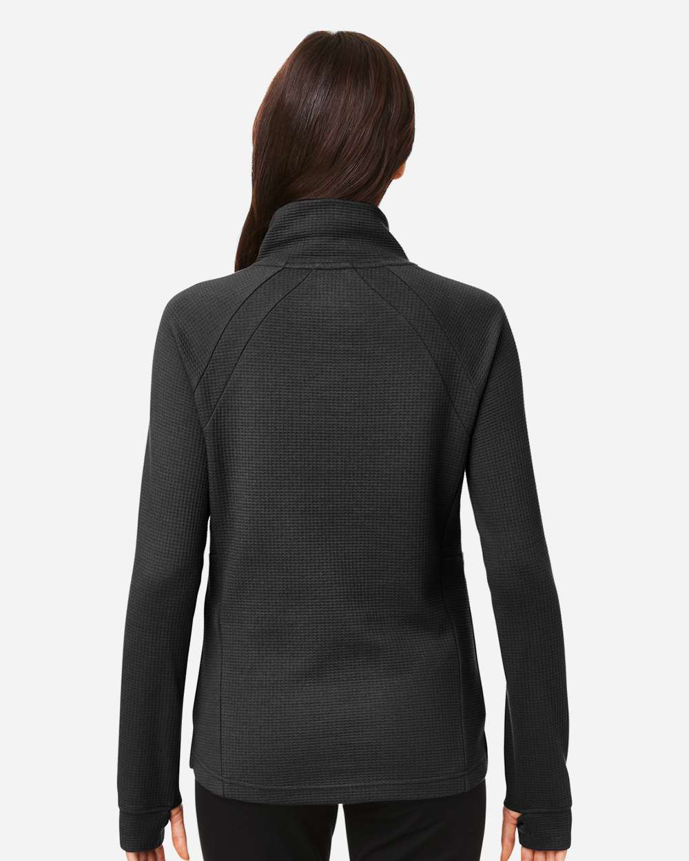 North End-NE200W-Women's Rhythm Waffle Pullover - Image 7