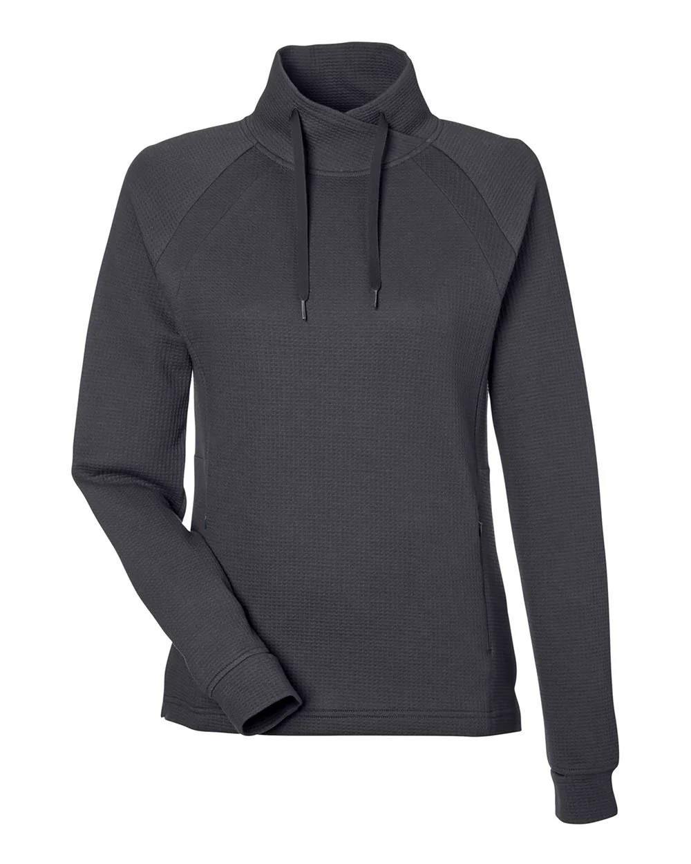North End-NE200W-Women's Rhythm Waffle Pullover - Image 8