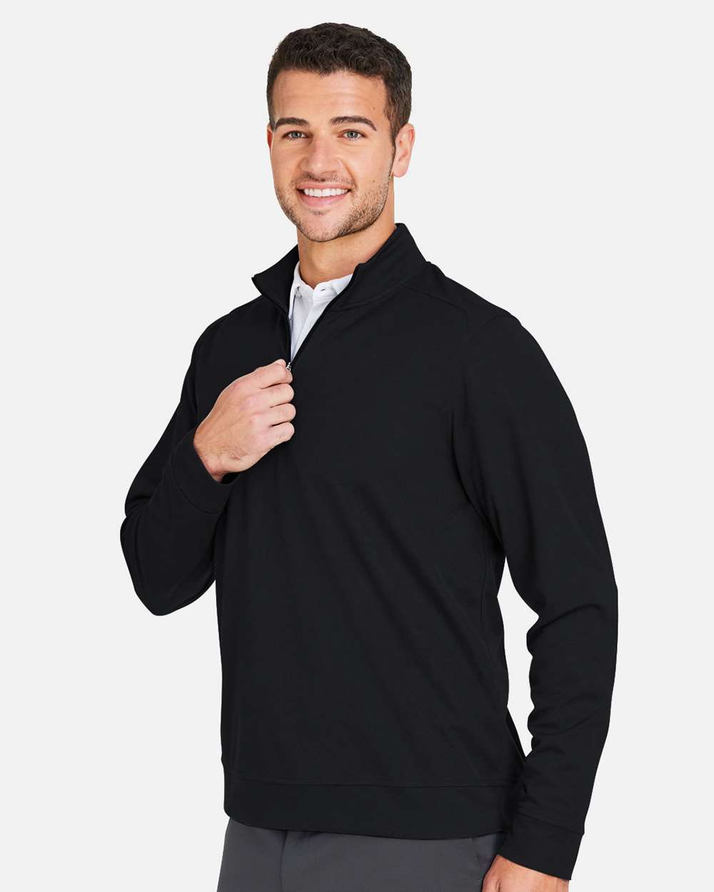 North End-NE412-Men's Express Tech Performance Pique Quarter-Zip Pullover - Image 6