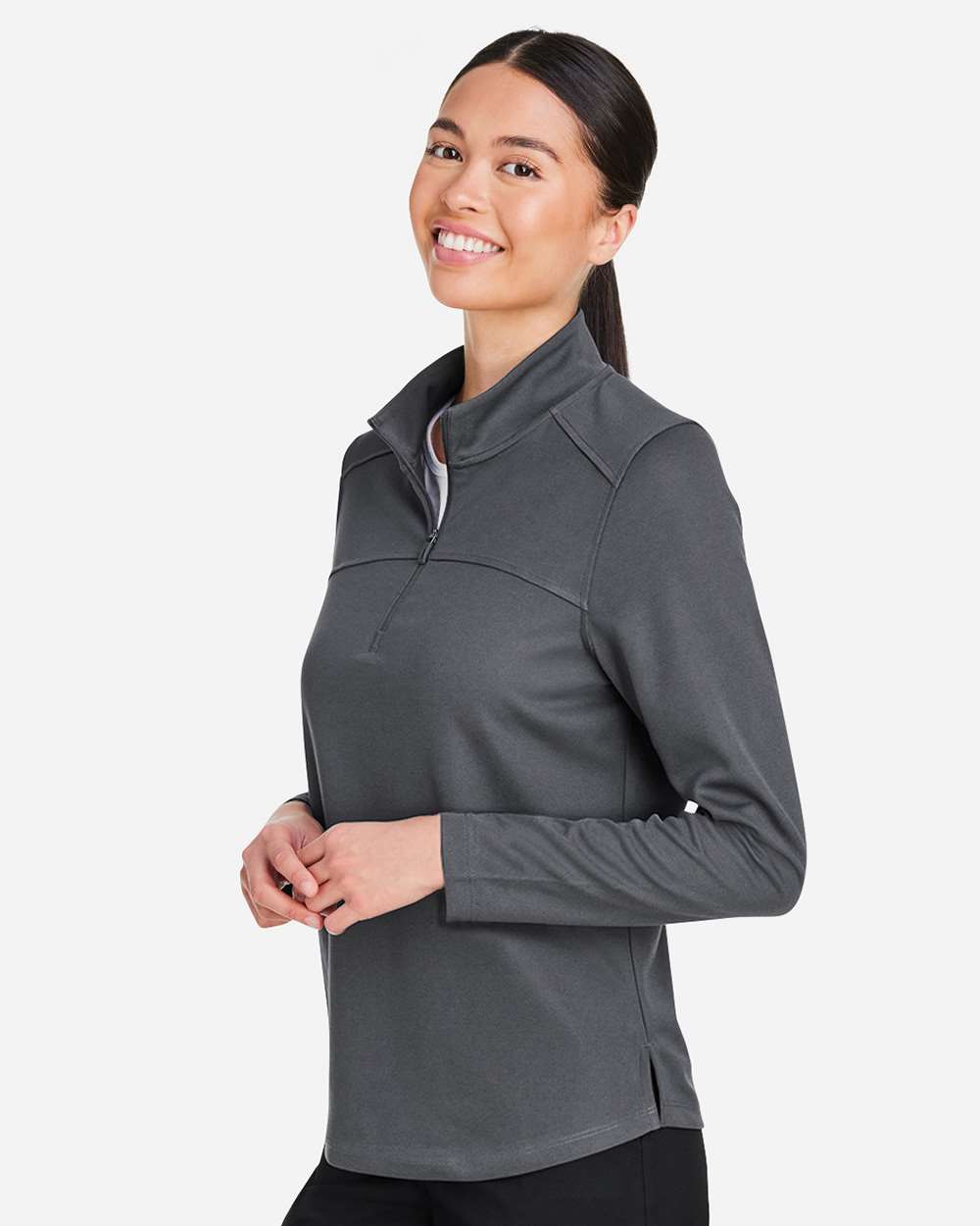 North End-NE412W-Women's Express Tech Performance Pique Quarter-Zip Pullover - Image 12
