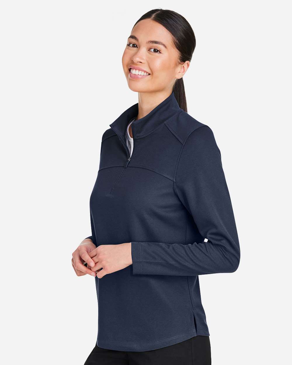 North End-NE412W-Women's Express Tech Performance Pique Quarter-Zip Pullover - Image 18