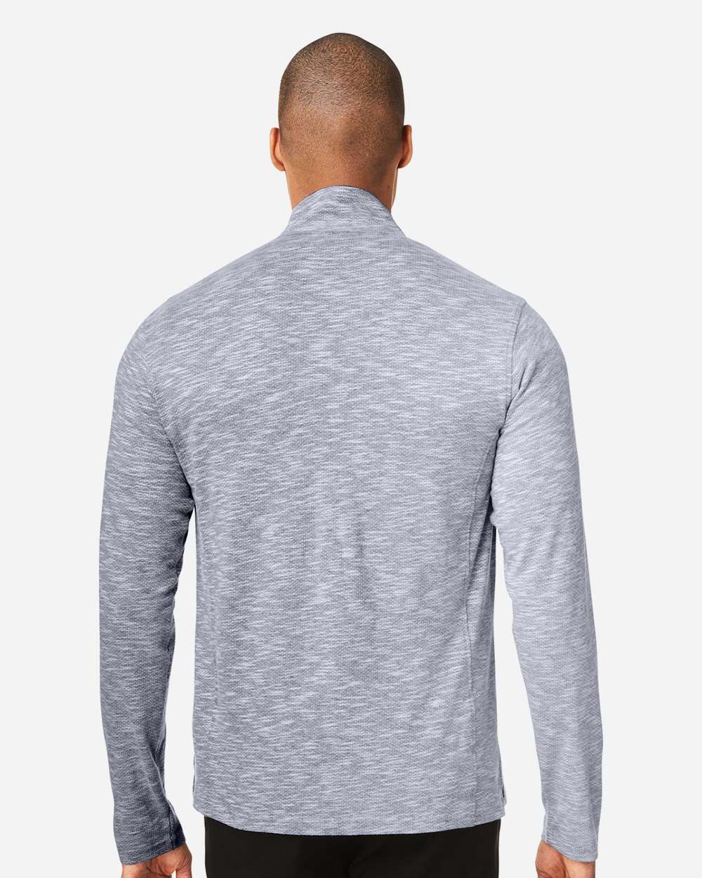 North End-NE415-Men's Eclipse Jacquard Quarter-Zip Pullover - Image 19