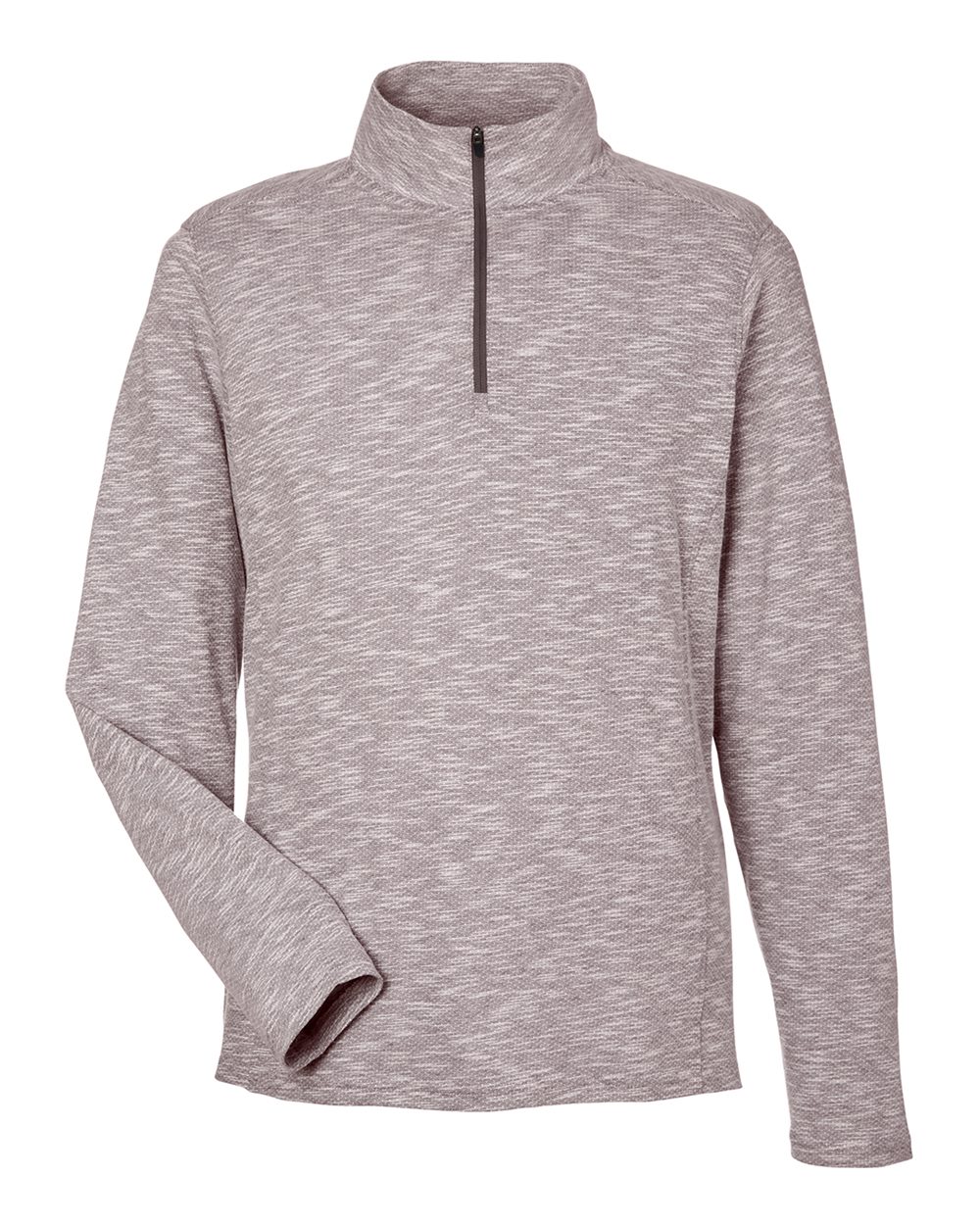 North End-NE415-Men's Eclipse Jacquard Quarter-Zip Pullover - Image 8