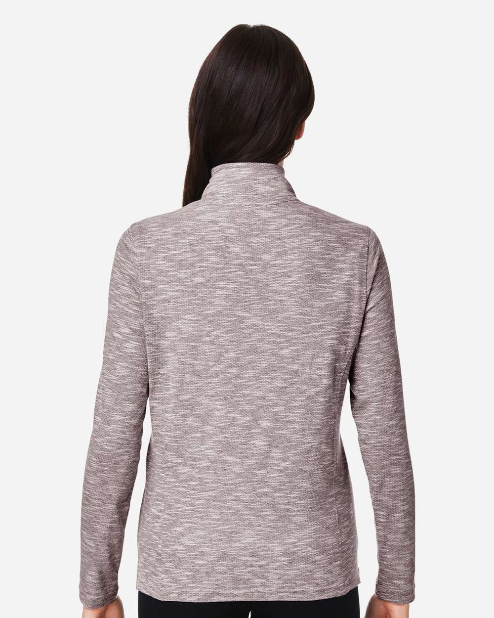 North End-NE415W-Women's Eclipse Jacquard Quarter-Zip Pullover - Image 13