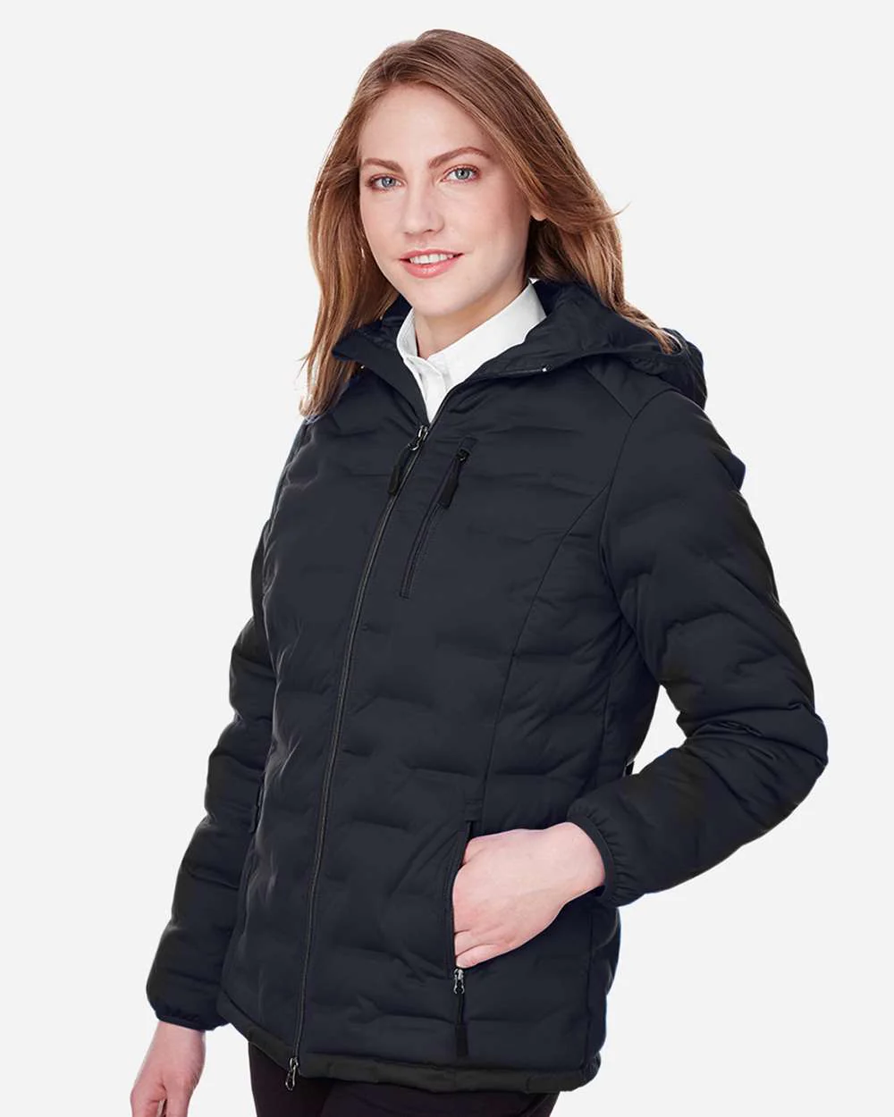 North End-NE708W-Women's Loft Puffer Jacket - Image 5