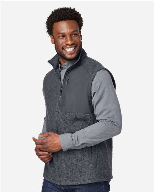North End-NE714-Men's Aura Sweater Fleece Vest - Image 12