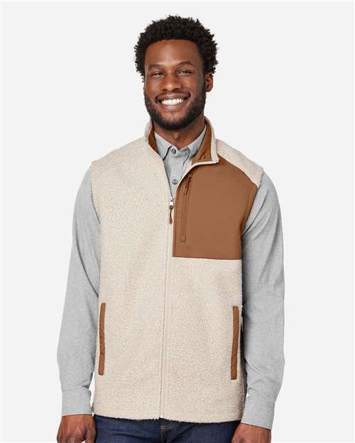 North End-NE714-Men's Aura Sweater Fleece Vest - Image 14