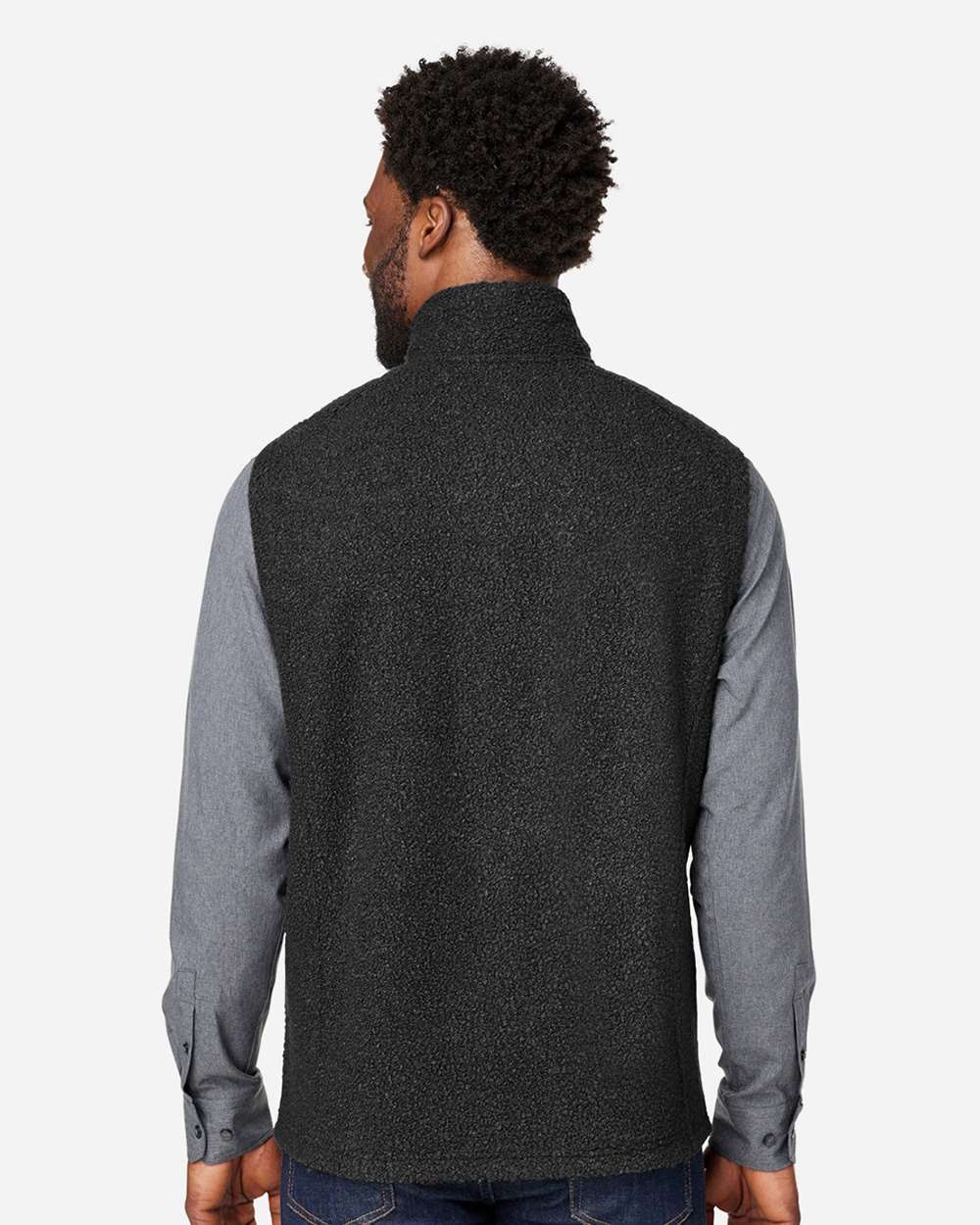 North End-NE714-Men's Aura Sweater Fleece Vest - Image 7