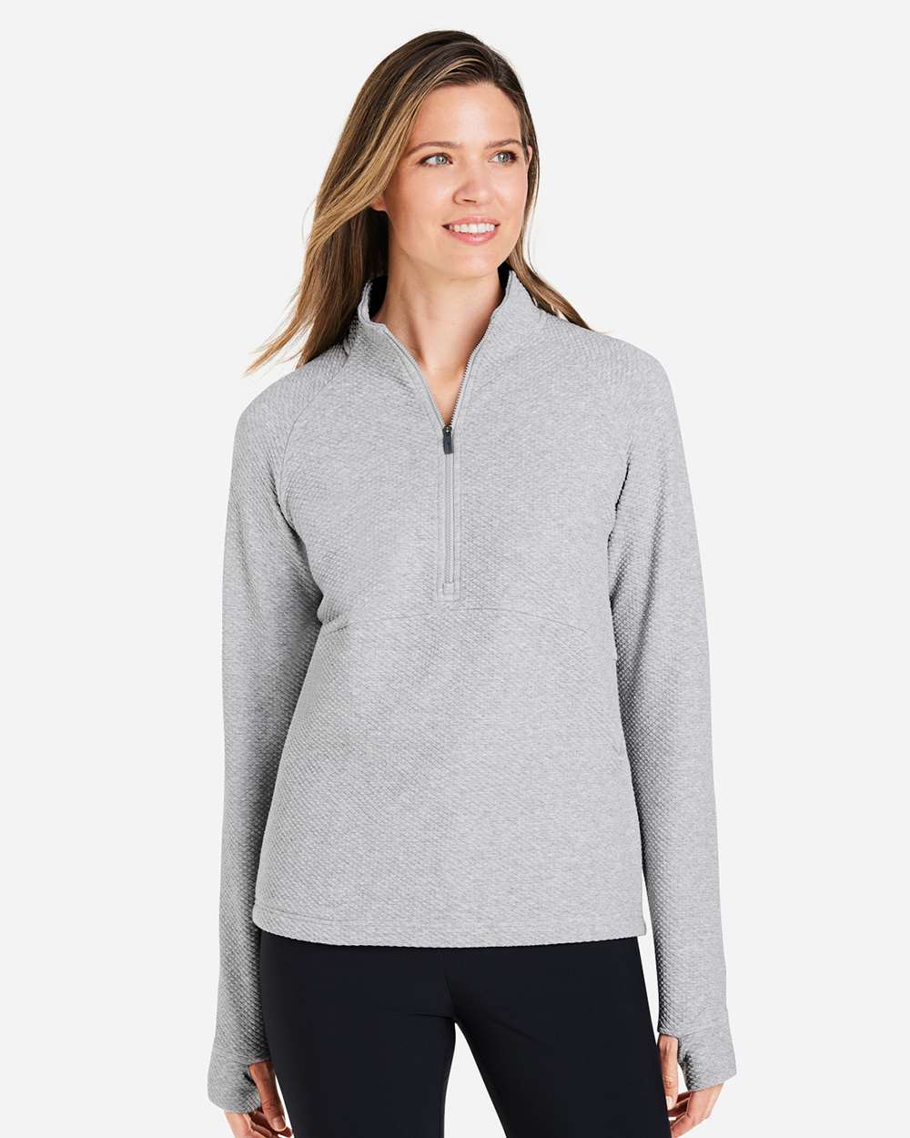 North End-NE725W-Women's Spirit Textured Quarter-Zip Pullover - Image 17