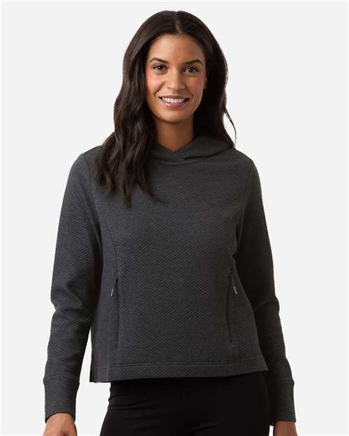 North End-NE729W-Women's Spirit Textured Hooded Pullover - Image 7
