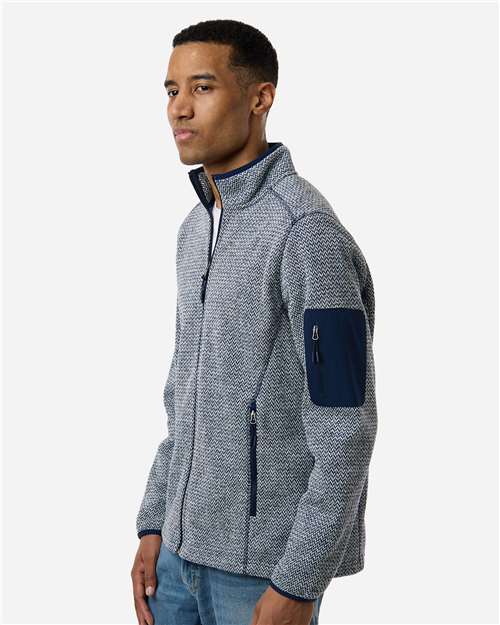 North End-NE730-Men's Jasper Full-Zip Fleece Jacket - Image 9