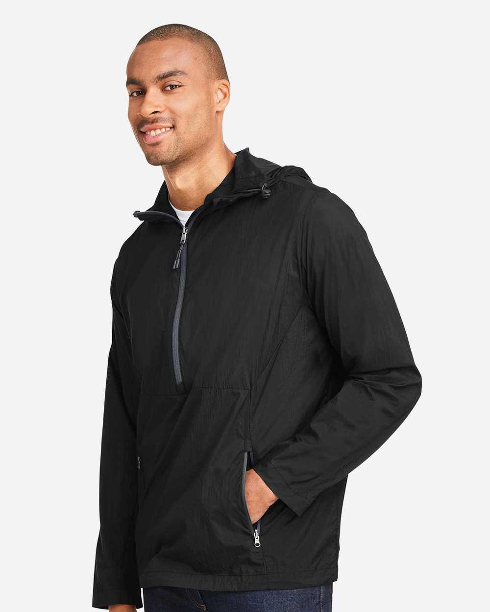 North End-NE810-Men's Aura Lightweight Packable Anorak - Image 6