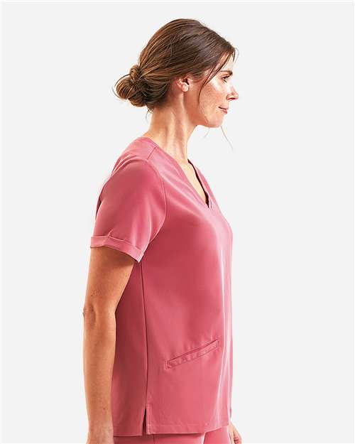Onna-NN310-Women's Invincible V-Neck Stretch Scrub Top - Image 12