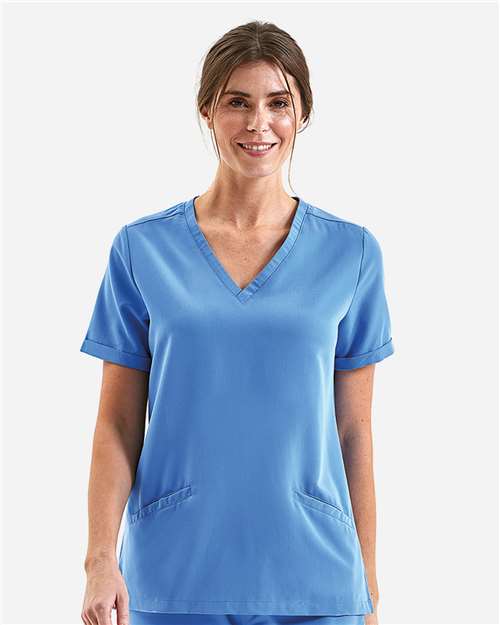 Onna-NN310-Women's Invincible V-Neck Stretch Scrub Top - Image 14