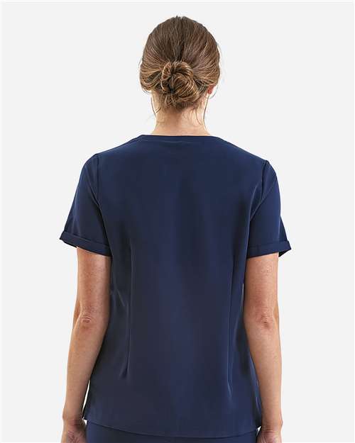 Onna-NN310-Women's Invincible V-Neck Stretch Scrub Top - Image 25