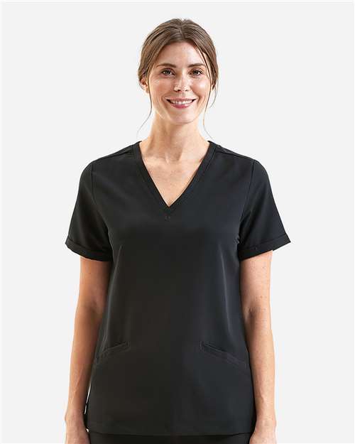 Onna-NN310-Women's Invincible V-Neck Stretch Scrub Top - Image 8