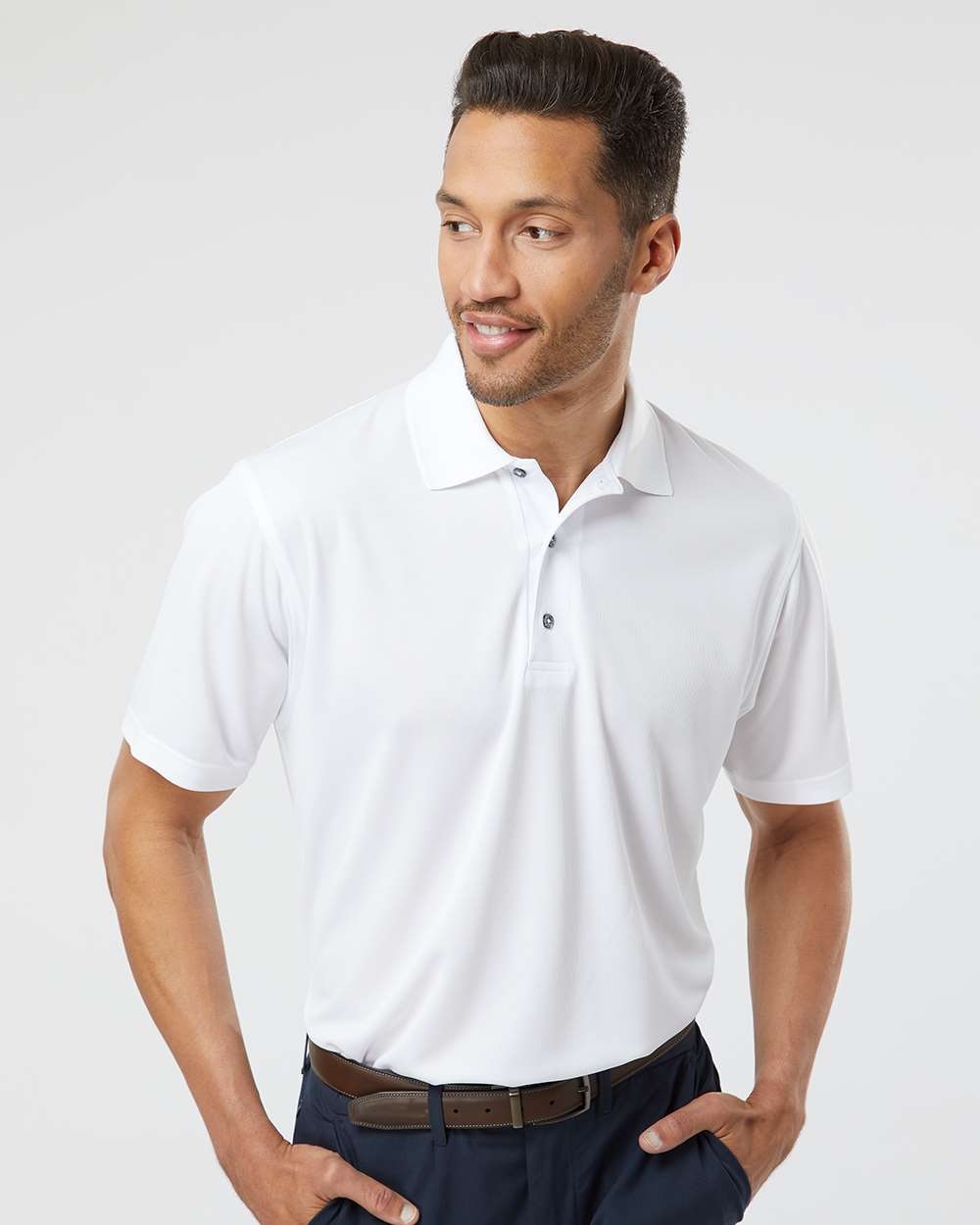 Paragon-100-Saratoga Performance Mini Mesh Polo - Image 131