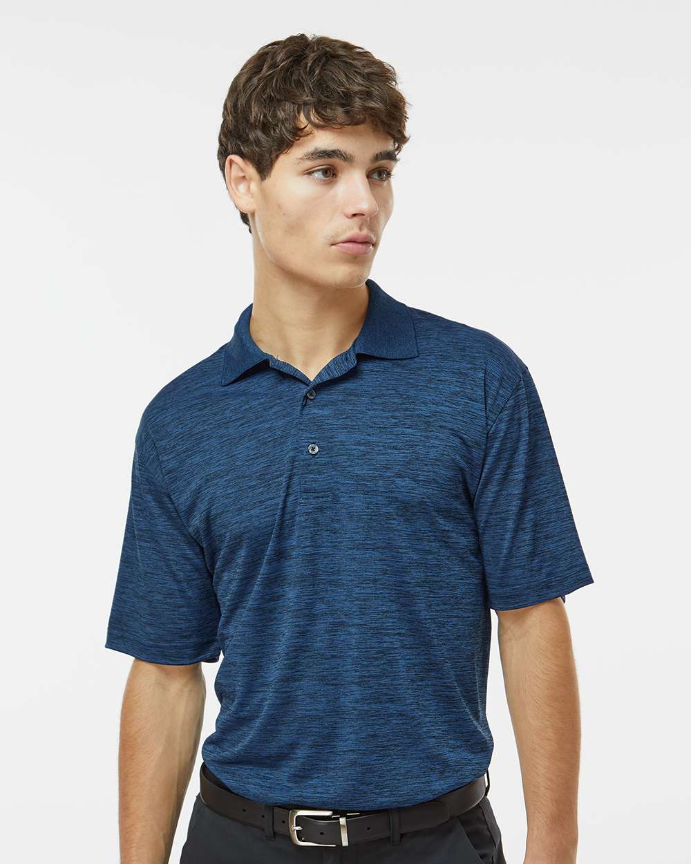 Paragon-130-Dakota Striated Heather Polo - Image 11