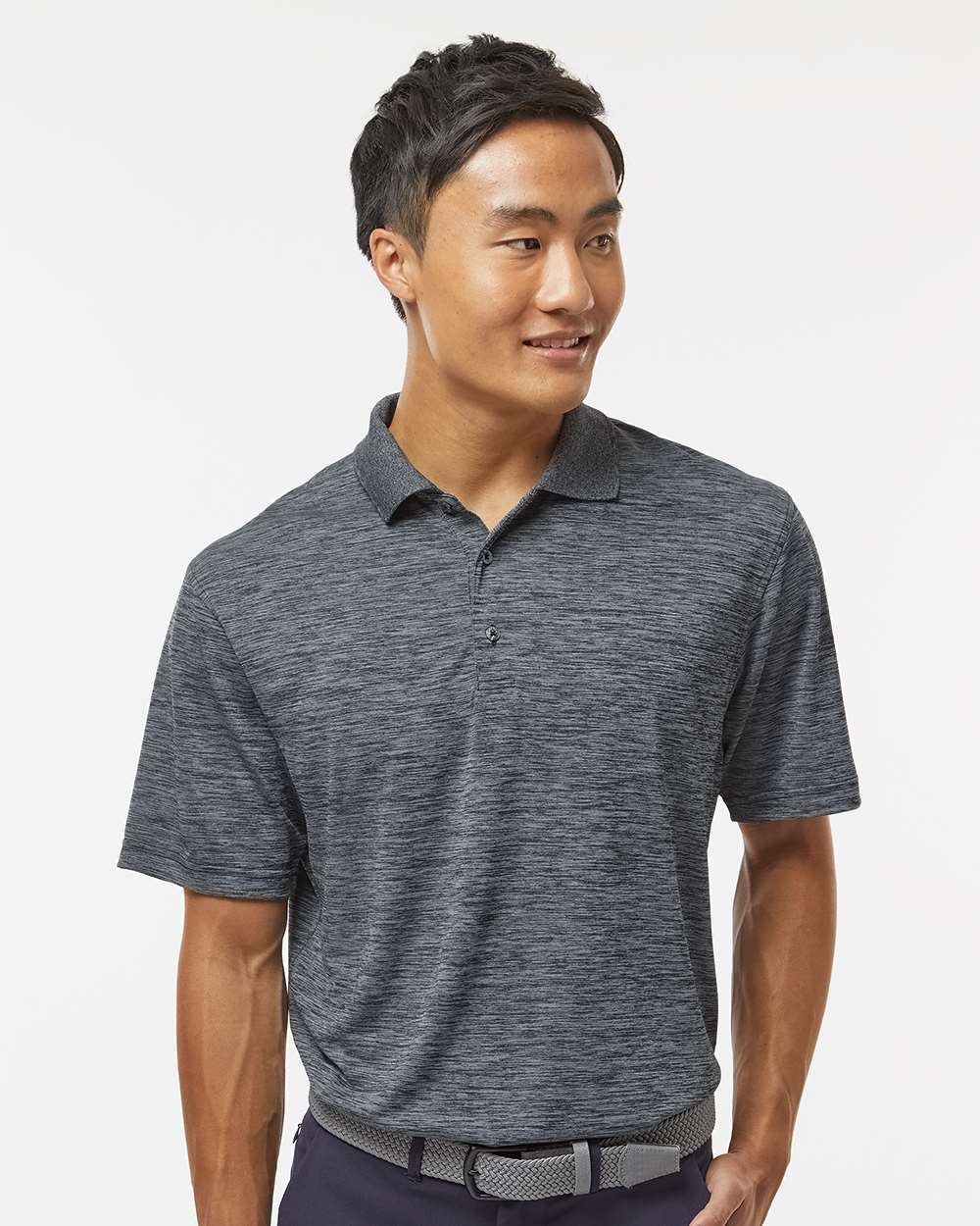 Paragon-130-Dakota Striated Heather Polo - Image 5
