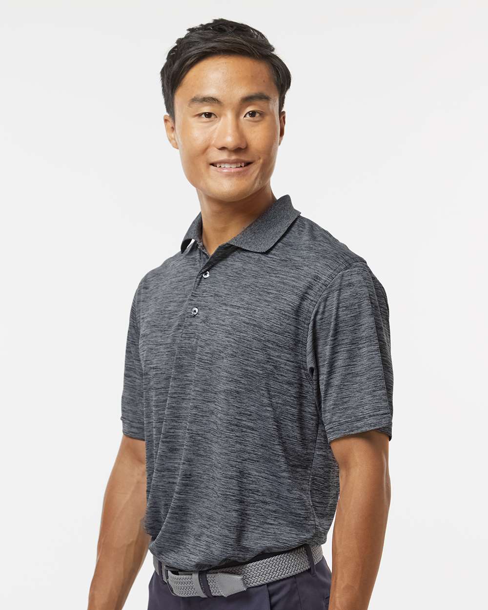 Paragon-130-Dakota Striated Heather Polo - Image 6