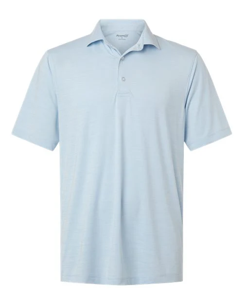 Paragon-162-Men's Bohemian Striped Heather Performance Polo - Image 3