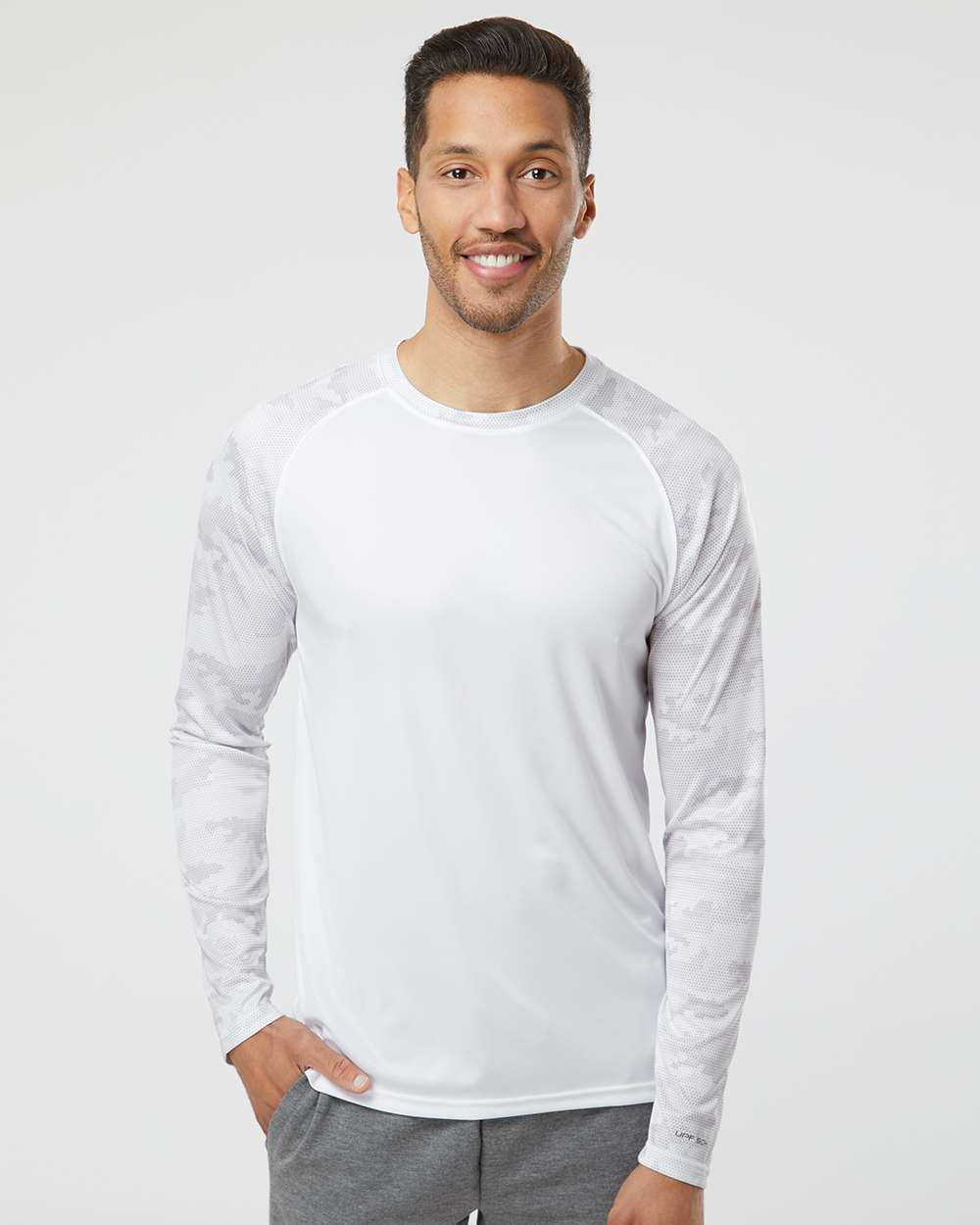 Paragon-216-Cayman Performance Camo Colorblocked Long Sleeve T-Shirt - Image 53