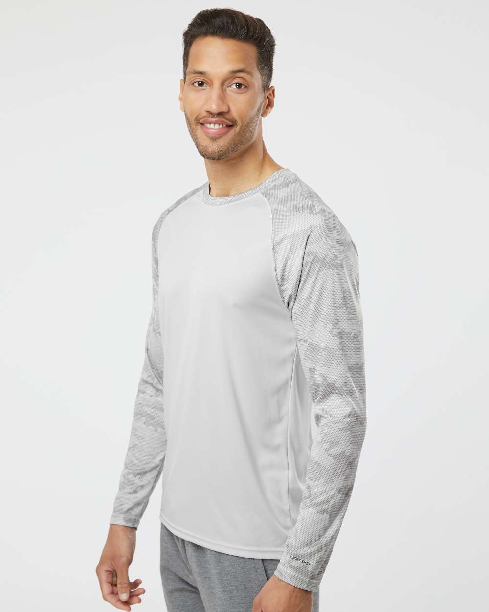Paragon-216-Cayman Performance Camo Colorblocked Long Sleeve T-Shirt - Image 6