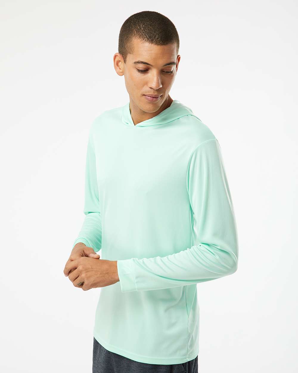 Paragon-220-Bahama Performance Hooded Long Sleeve T-Shirt - Image 48