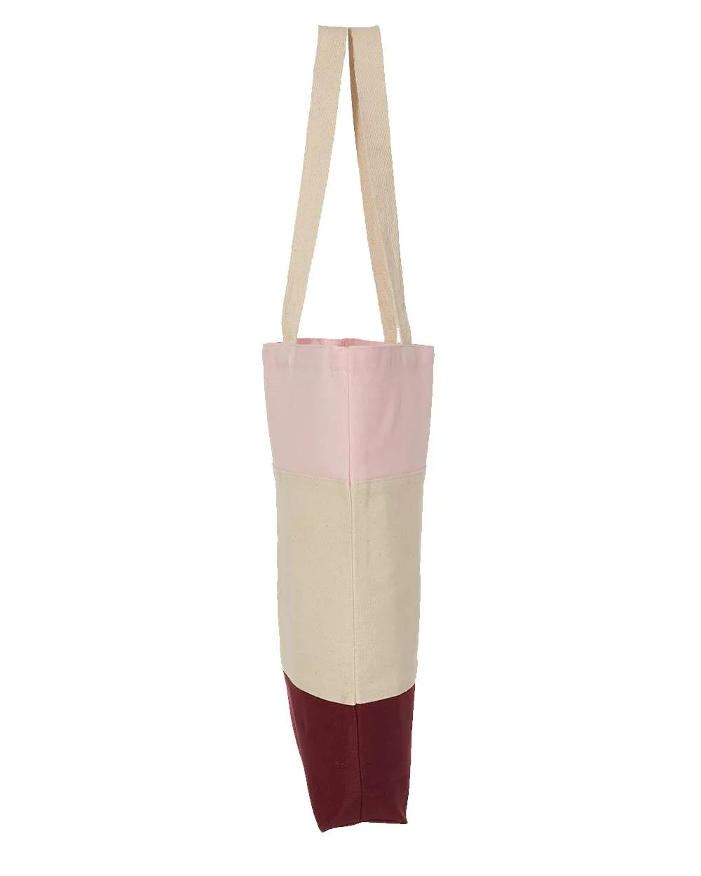 Q-Tees-Q125900-11L Tri-Color Tote - Image 12