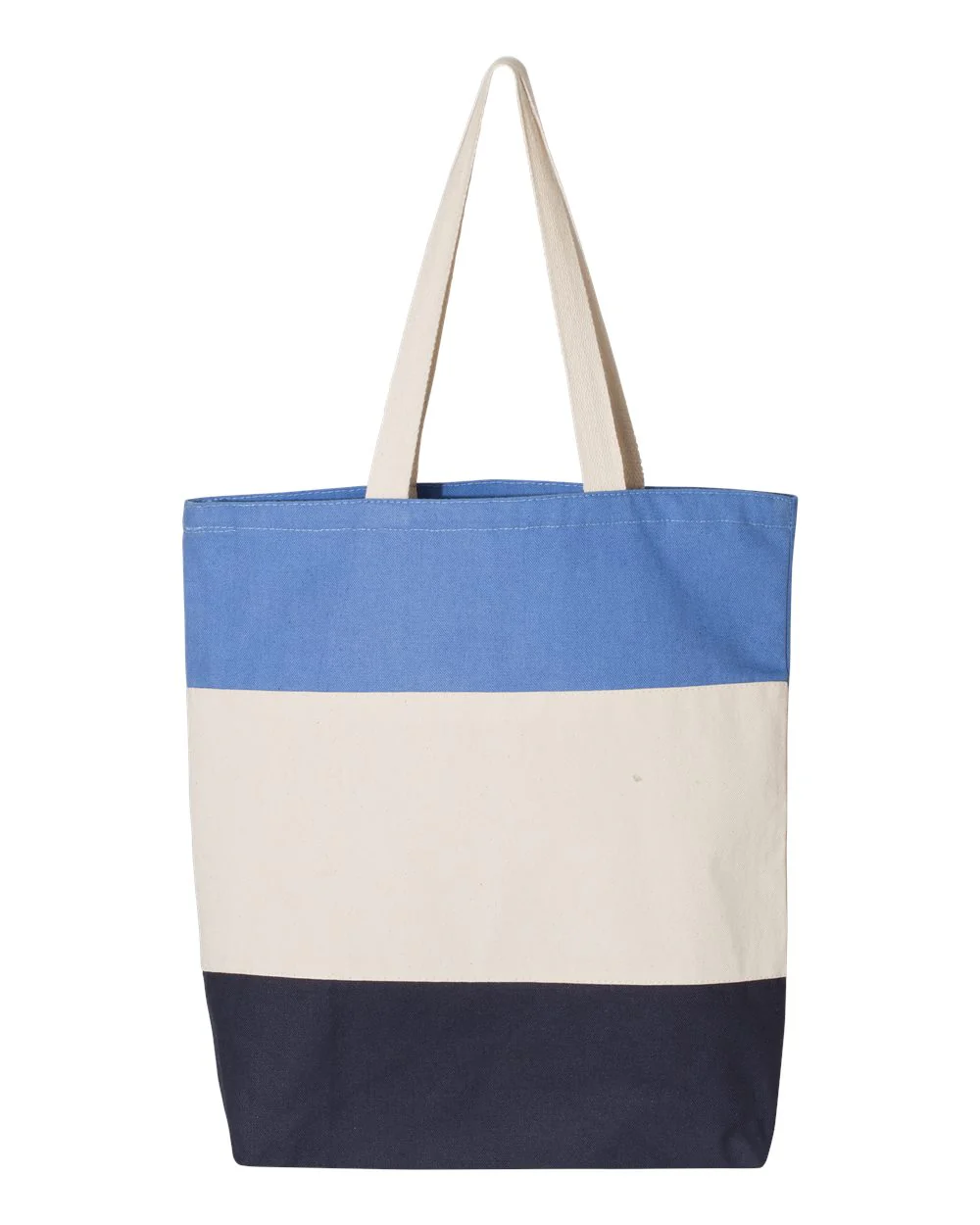 Q-Tees-Q125900-11L Tri-Color Tote - Image 14
