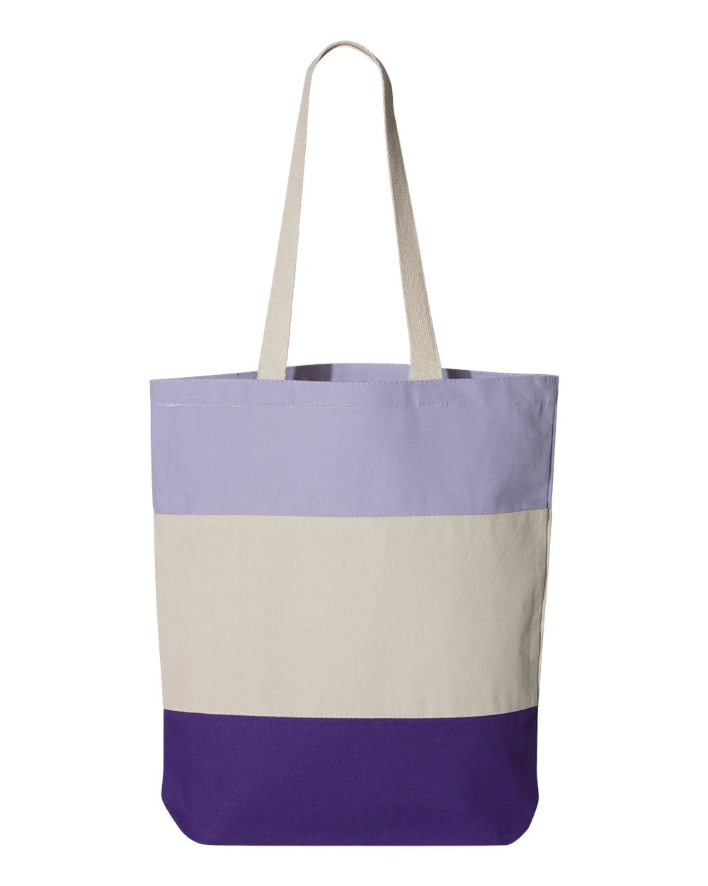 Q-Tees-Q125900-11L Tri-Color Tote - Image 18