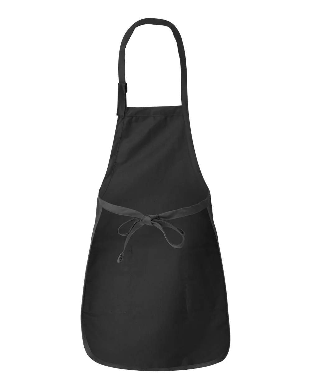 Q-Tees-Q4350-Full-Length Apron with Pockets - Image 3