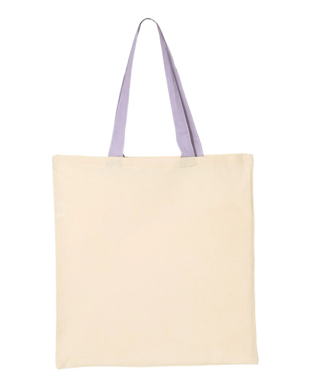 Q-Tees-QTB6000-Economical Tote with Contrast-Color Handles - Image 14