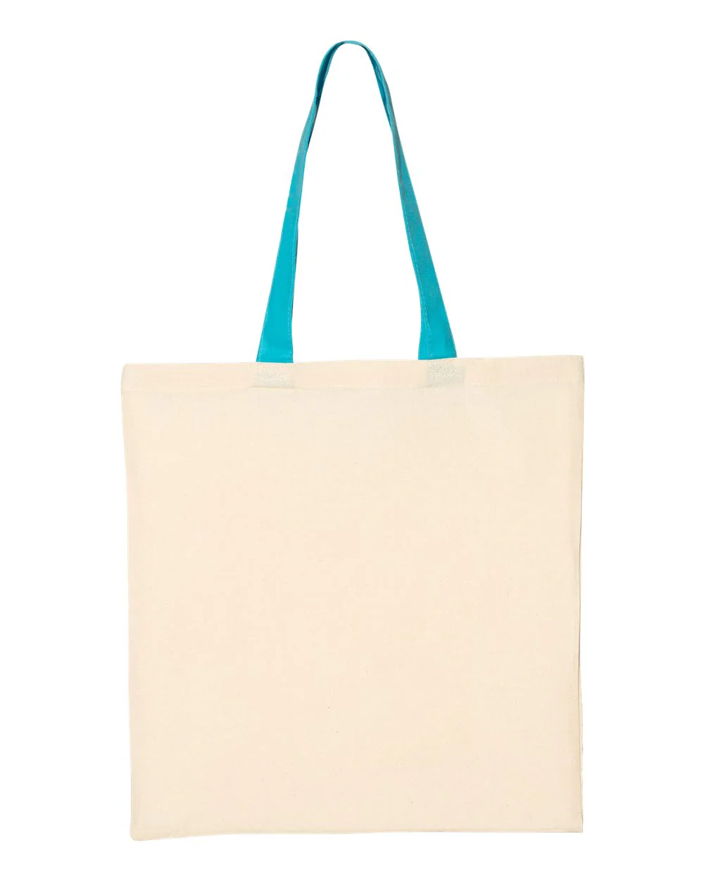 Q-Tees-QTB6000-Economical Tote with Contrast-Color Handles - Image 31
