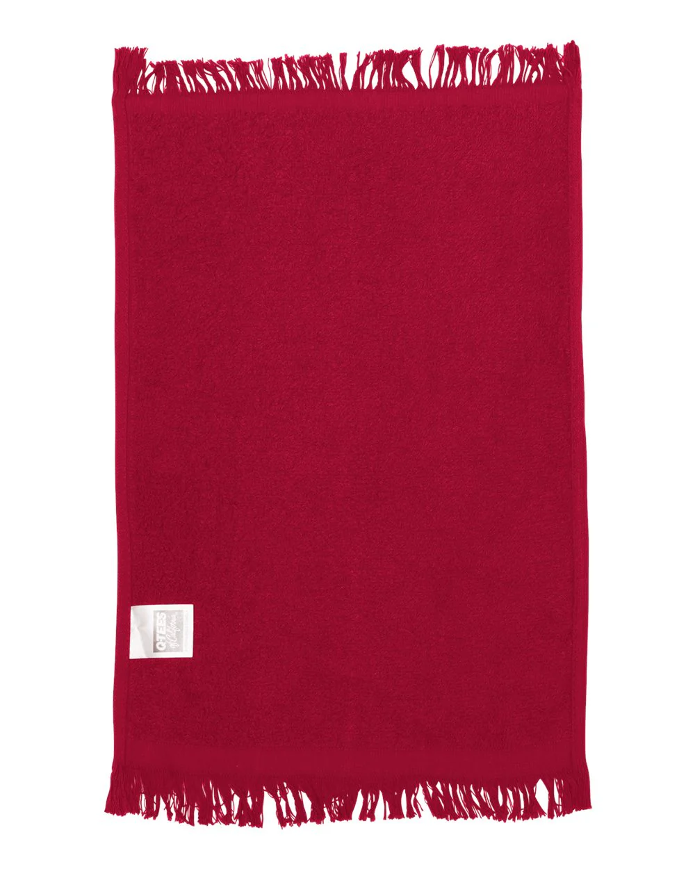 Q-Tees-T100-Fringed Fingertip Towel - Image 9