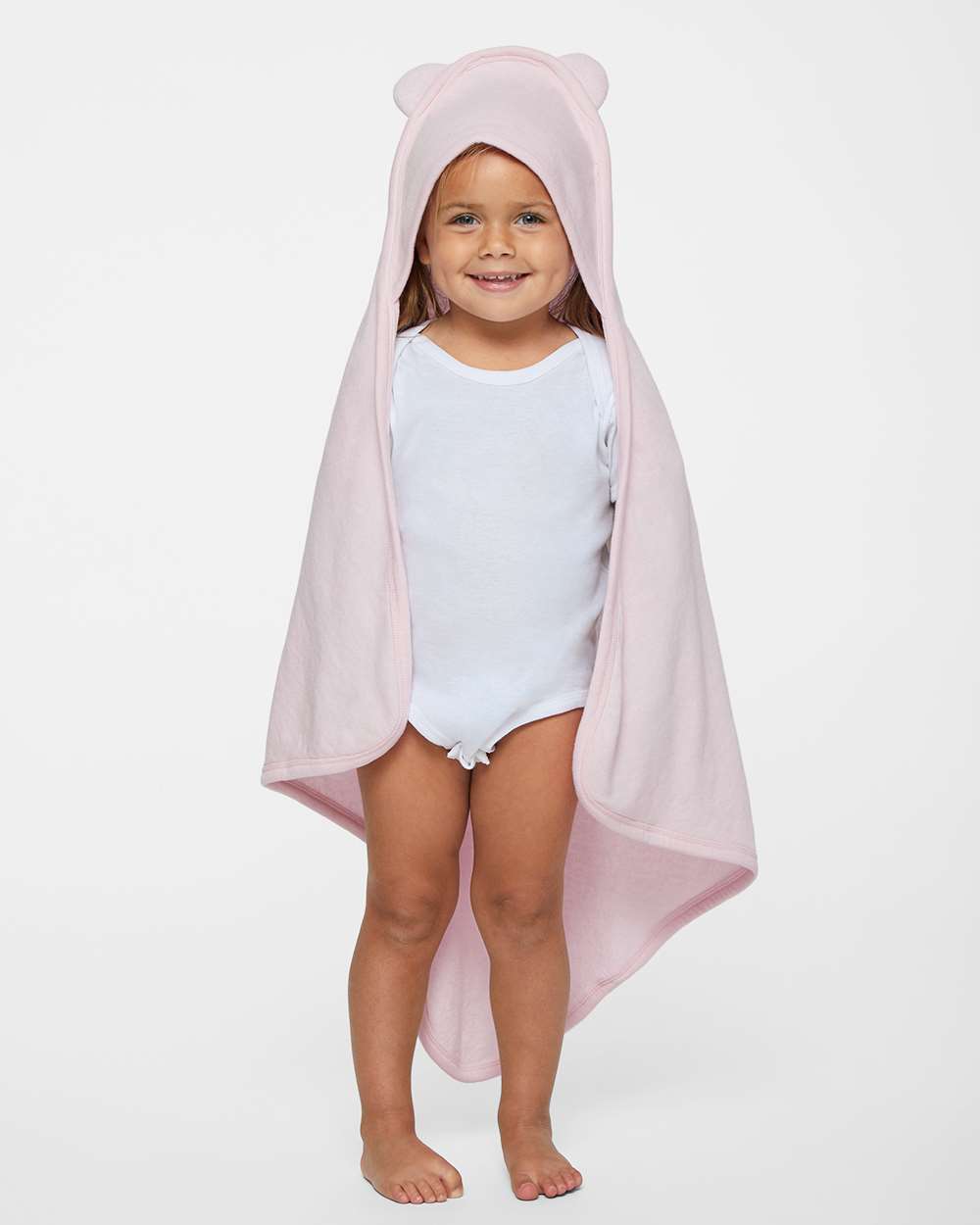 Rabbit Skins-1013-Terry Cloth Hooded Towel with Ears - Image 4