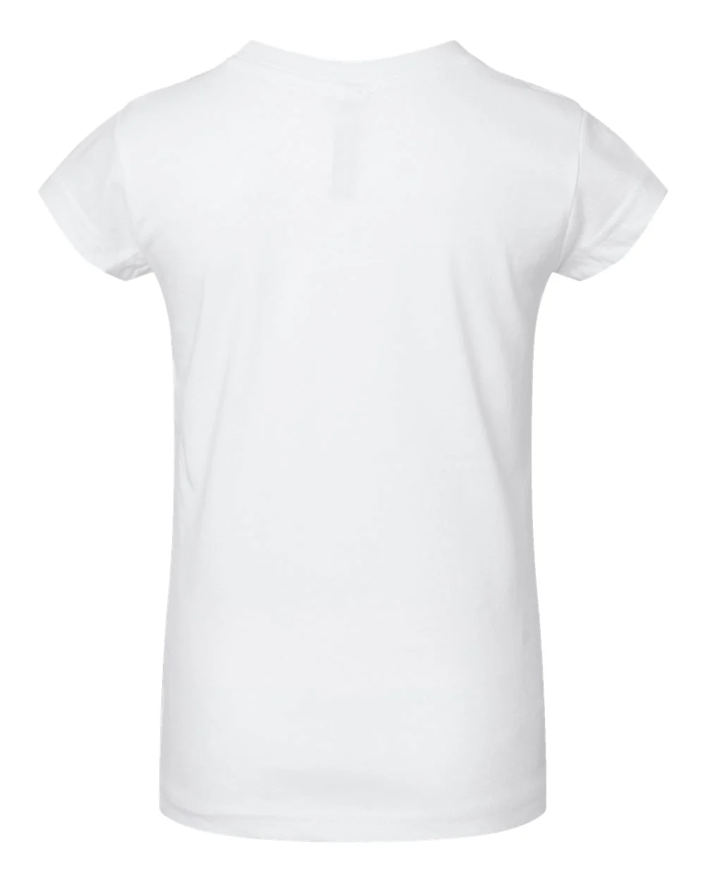 Rabbit Skins-3316-Toddler Girls Fine Jersey Tee - Image 3