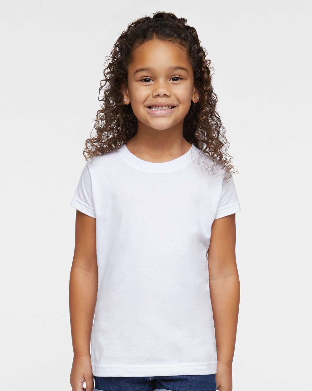 Rabbit Skins-3316-Toddler Girls Fine Jersey Tee - Image 5