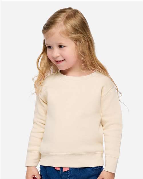 Rabbit Skins-3317-Toddler Fleece Crewneck Sweatshirt - Image 95