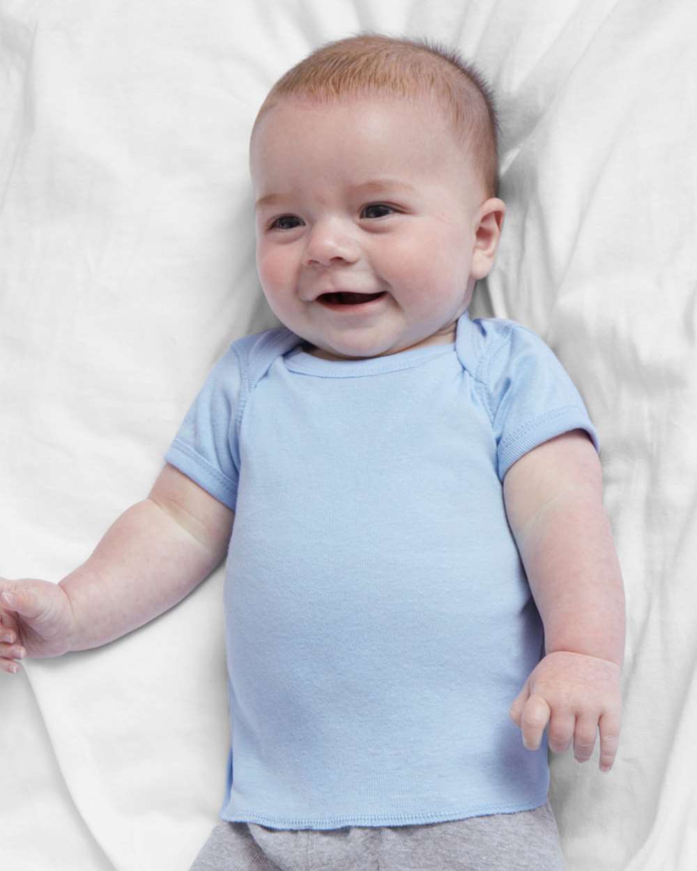 Rabbit Skins-3400-Infant Baby Rib Tee - Image 5