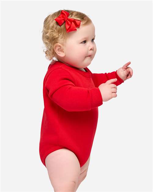 Rabbit Skins-3421-Infant Fleece Bodysuit - Image 24