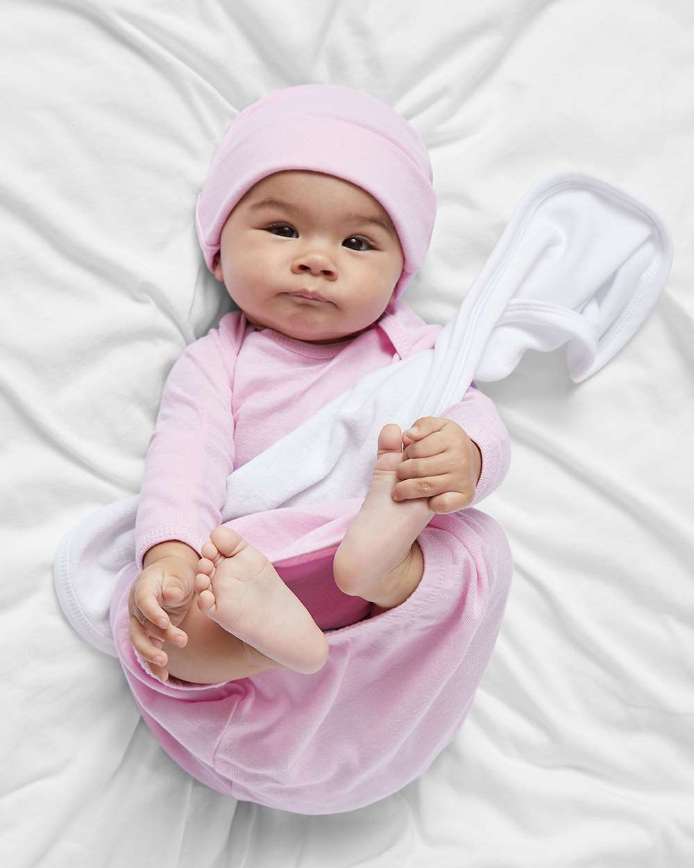 Rabbit Skins-4406-Infant Baby Rib Layette - Image 5