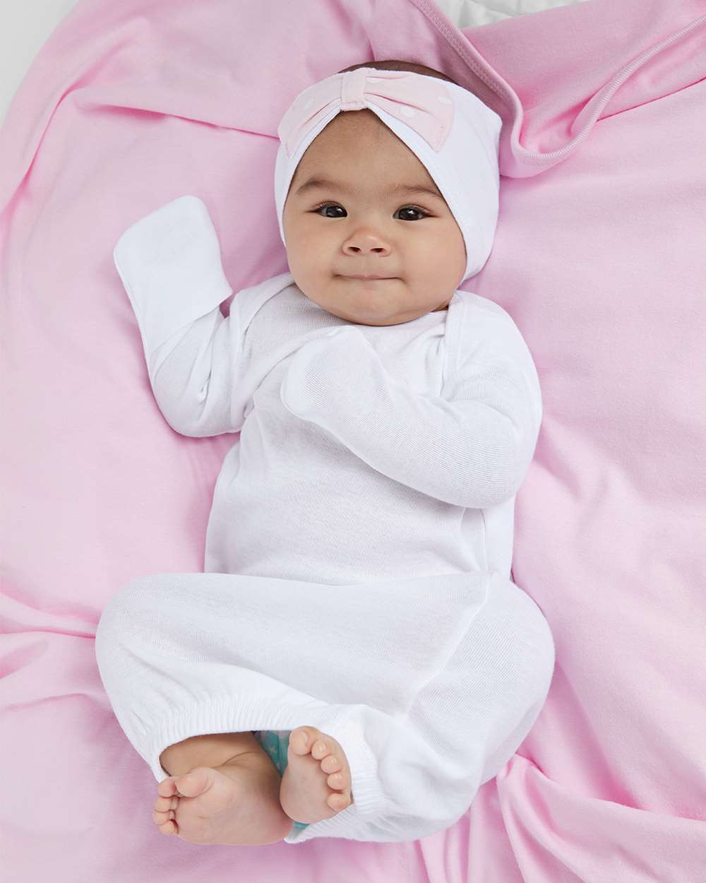 Rabbit Skins-4406-Infant Baby Rib Layette - Image 9