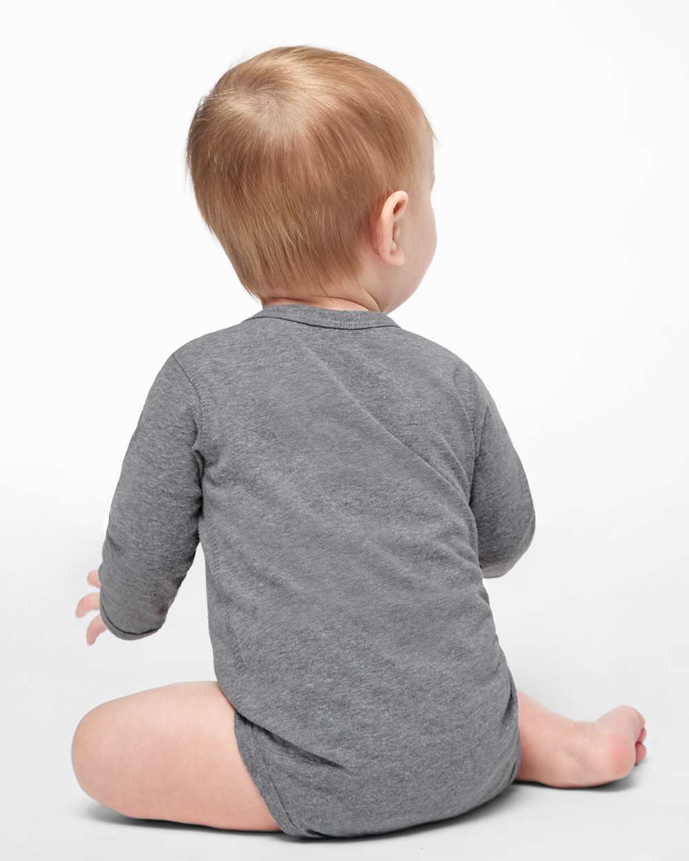 Rabbit Skins-4421-Infant Fine Jersey Long Sleeve Bodysuit - Image 10