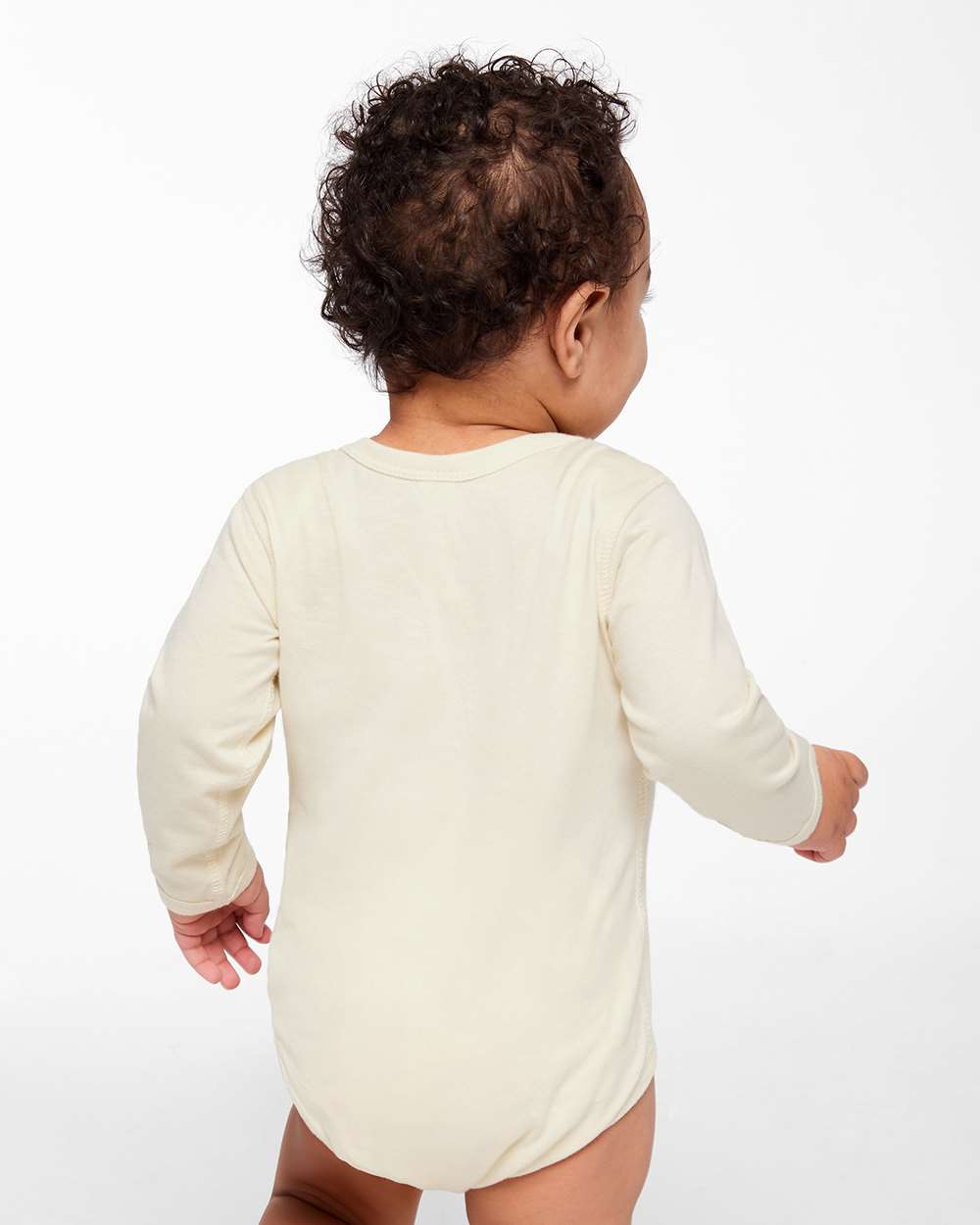 Rabbit Skins-4421-Infant Fine Jersey Long Sleeve Bodysuit - Image 22